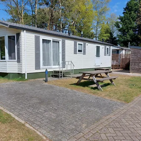 Dağ evi Modern En Chic Tot 4 Personen Op De Veluwe Recreatiepark De Oude Driest Putten