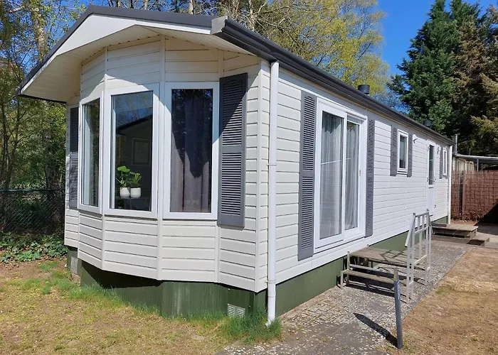 Modern En Chic Tot 4 Personen Op De Veluwe Recreatiepark De Oude Driest Dağ evi Putten